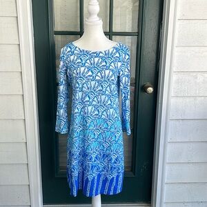 Lilly Pulitzer Bay One of a Kind Dress Whisper Blue small